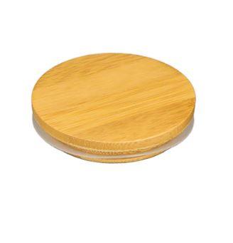 30cl Karen Wooden Candle Lid - Craftiful Fragrance Oils - Supplies for Wax Melts, Candles, Room Sprays, Reed Diffusers, Bath Bombs, Soaps, Perfumes, Bath Salts and Body Sprays